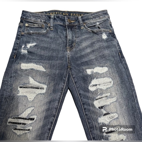 American Eagle - Men’s Next Level Flex Distressed Jeans - Picture 3 of 10